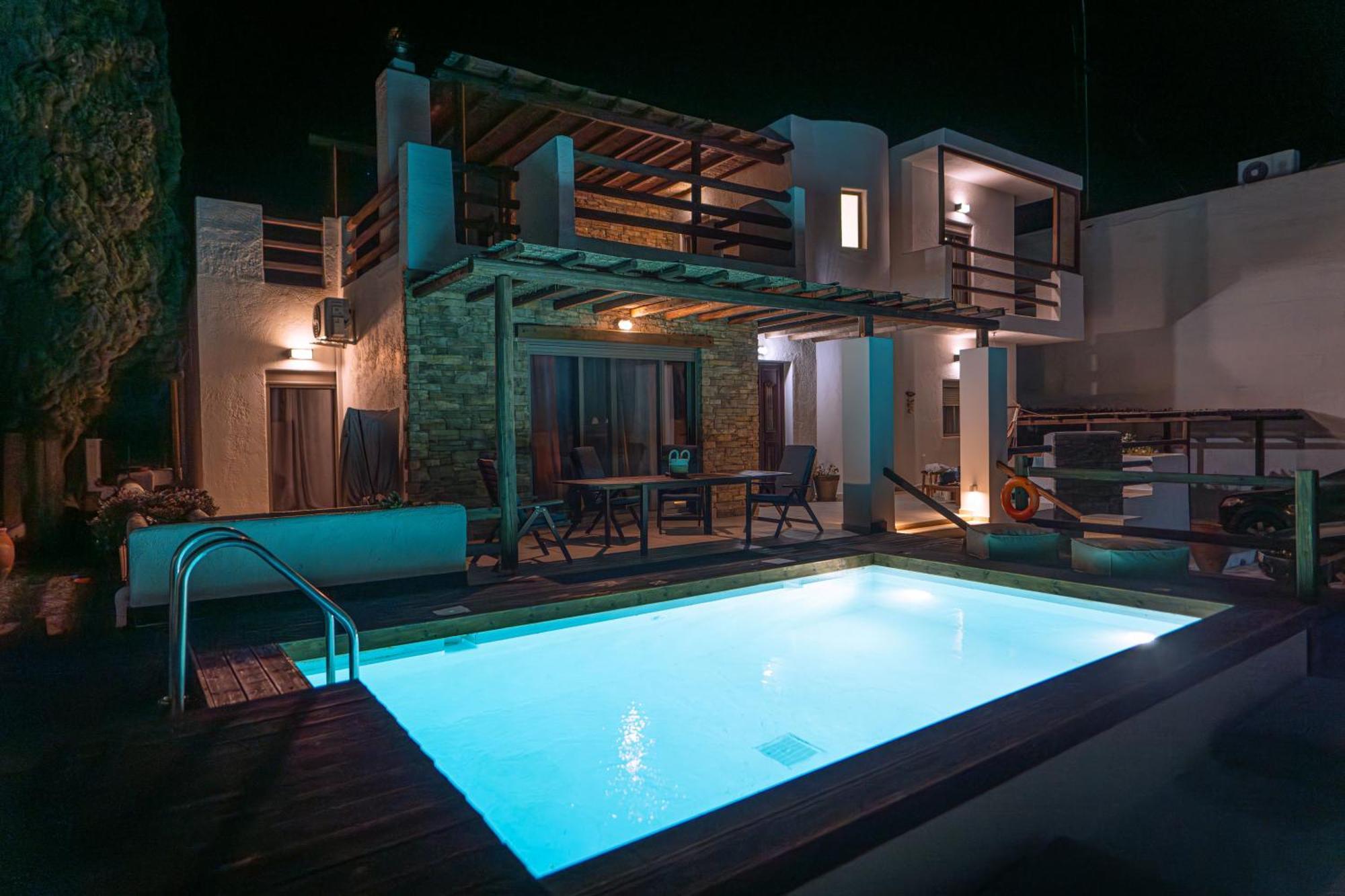 Apollonas & Sibylla Villa Chorio  Exterior foto